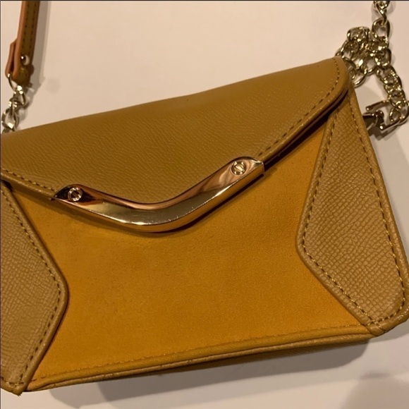 Poverty Flats by Rain Mustard Crossbody Bag - Picture 4 of 6